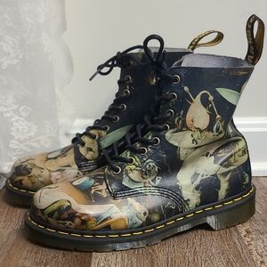 RARE Dr. Martens 1460 Pascal Bosch Hieronymus Hell Boots Museum Edition